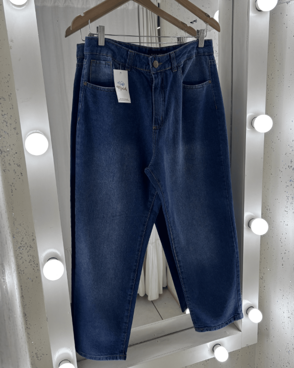 Producto - Jean Recto Liso Azul