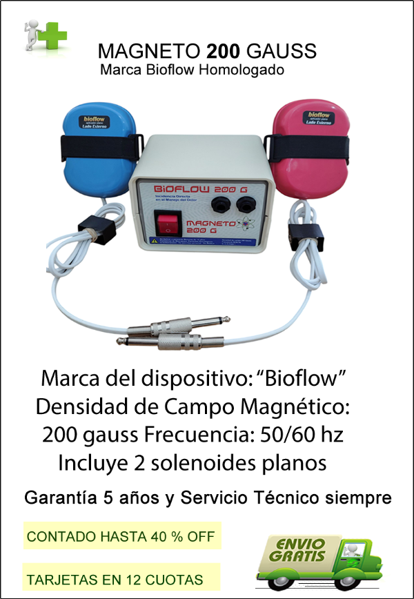 Producto - Magneto 200 gauss BIOFLOW con dos Solenoides Planos