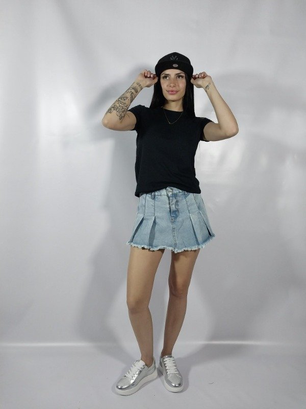 Producto - Pollera tableada Leila