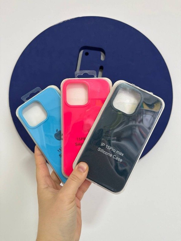 Producto - FUNDA SILICONE CASE CON LOGO IPHONE 15 PRO MAX - 1