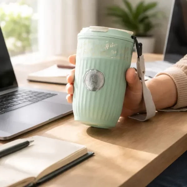 Producto - VASO COFFEE TERMICO DE ACERO  PARA BEBIDAS CALIENTES Y FRIAS 420ML - 0