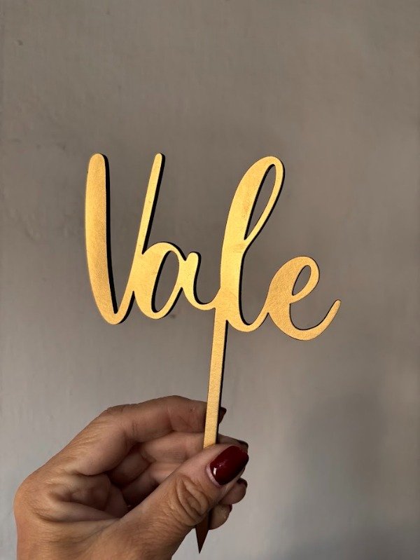 Producto - TOPPER PERSONALIZADO EN MDF PARA PINCHAR