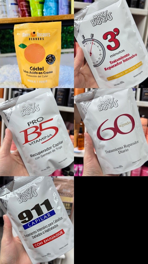 Producto - combo pre shampoo una máscara maru bosques 250gr + 3 ampollas