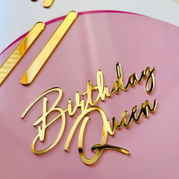 Producto - Topper Birthday Queen