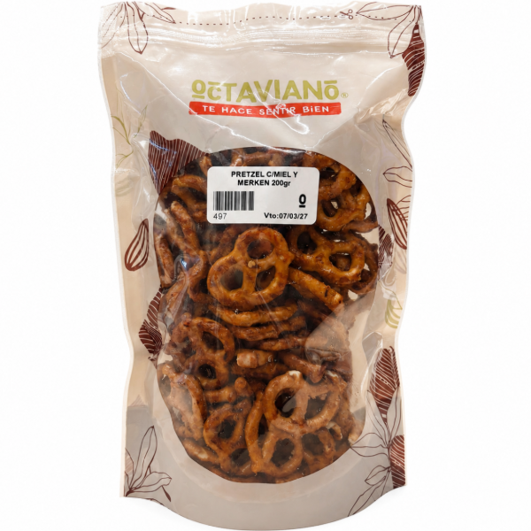Producto - PRETZEL CON MIEL Y MERKEN