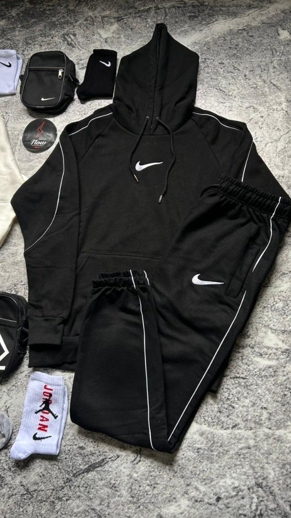 Producto - Conjunto NIKE LINE Negro + MEDIAS DE REGALO