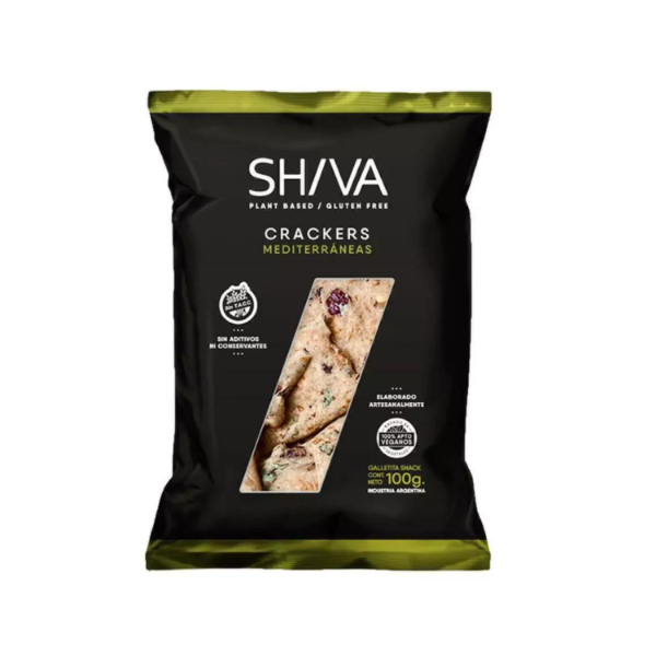 Producto - CRACKERS SHIVA MEDITERRANEA X 100GRS