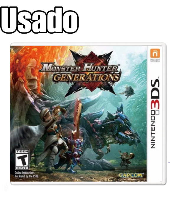 Producto - Monster Hunter Generations Juego Fisico Usado 3ds