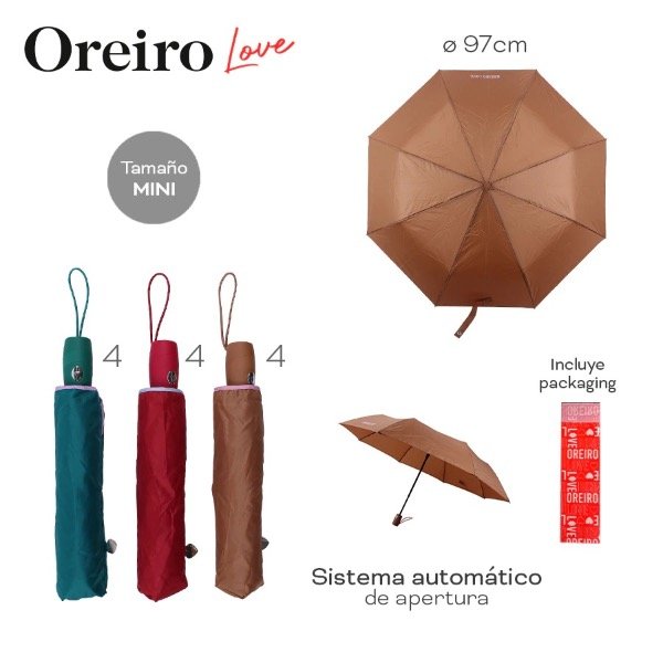 Producto - Paraguas Oreiro Love Camel/rosa