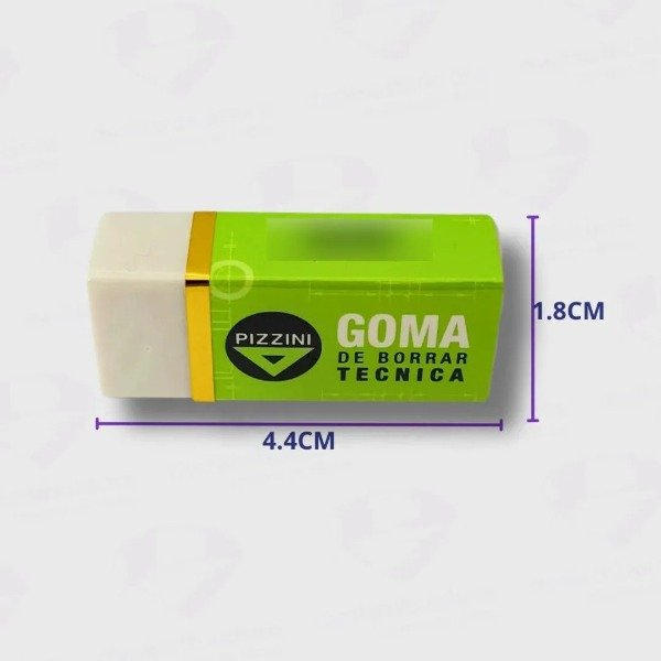 Producto - Goma Lapiz Pizzini Tecnica GT44 Pack X5 Unidades - 2