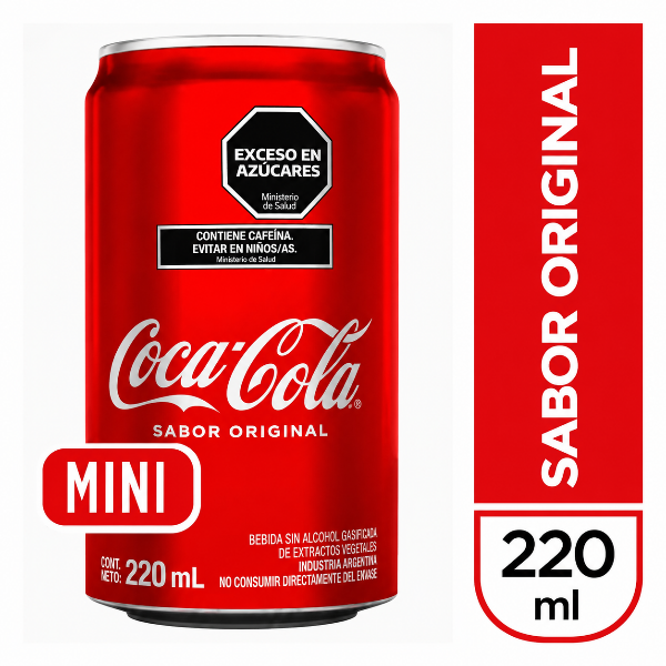 Producto - Coca Cola lata x 220 ml Pack x 6 unidades.