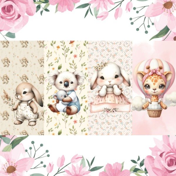 Producto - Paneles 75x35 cm cada uno Dulce Bunny