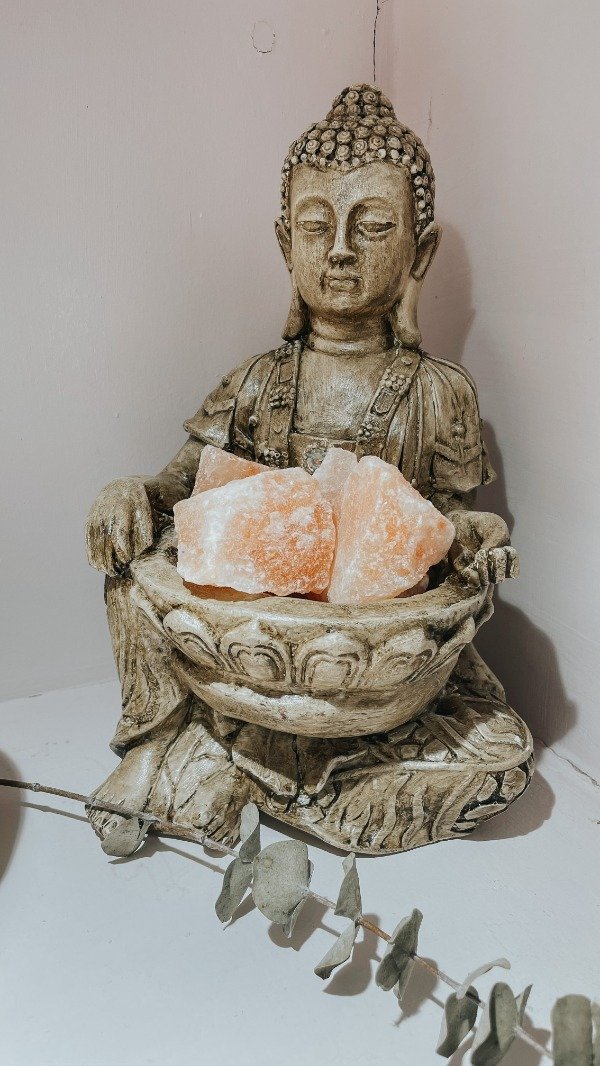 Producto - Buda con piedras de sal. Consultar colores disponibles