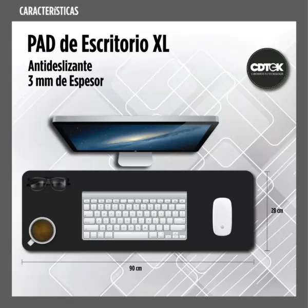 Producto - Mouse Pad Liso negro
