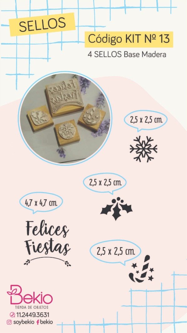 Producto - Kit 13 - Sellos Navidad