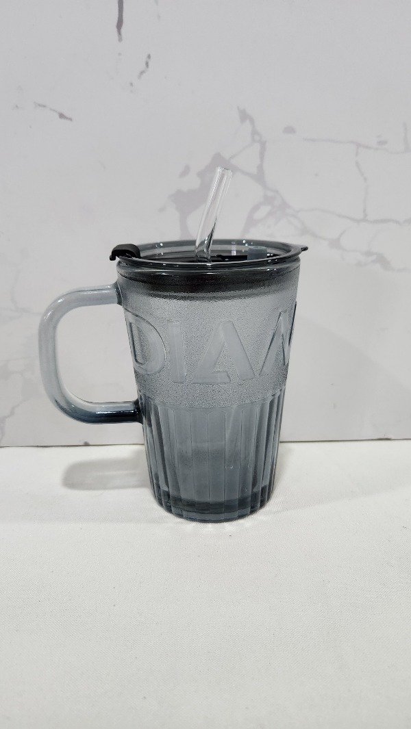 Producto - Vaso de Vidrio con manija Gris