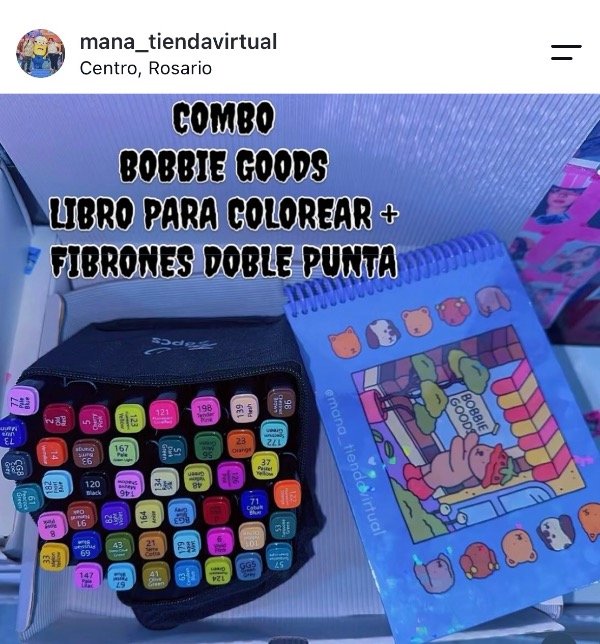 Producto - BOX KAWAII PARA COLOREAR BOBBIE GOODS