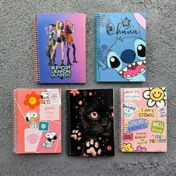 Producto - PACK 20 UNIDADES CUADERNO A5 RAYADO O LISO MODELOS A ELECCION