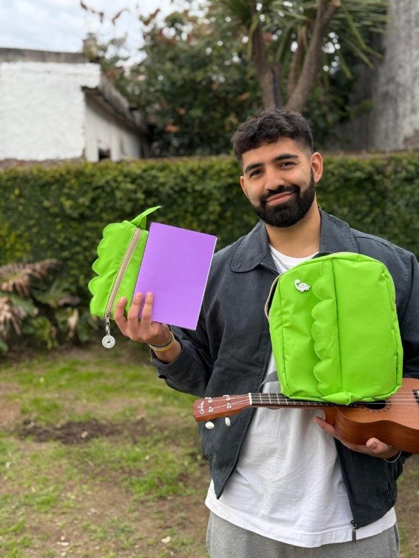 Producto - MOCHILA DINO KIT -CARTU Y LIBRITO