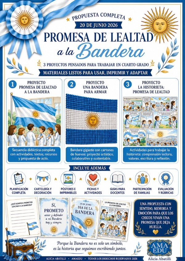 Producto - Pack PROMESA DE LEALTAD A LA BANDERA (3 Proyectos)