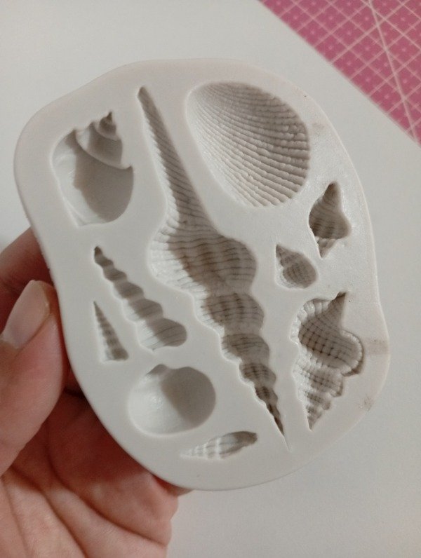 Producto - Molde de silicona 10 caracoles de mar