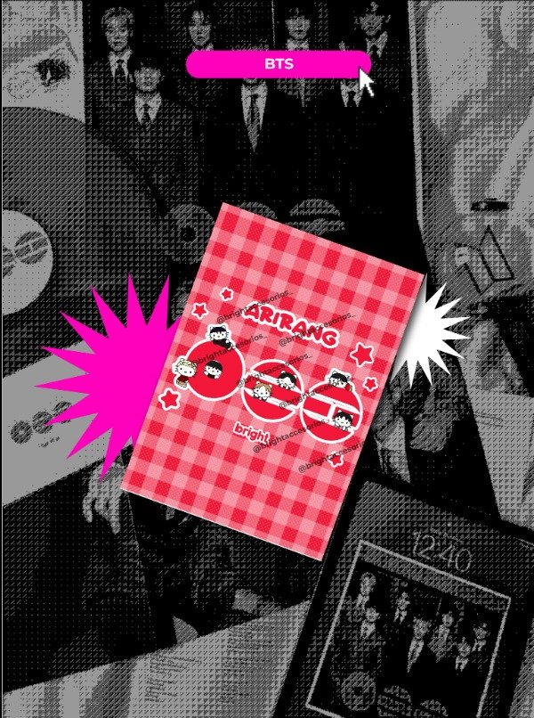 Producto - Poster Kittys BTS Arirang - FANGIRLS
