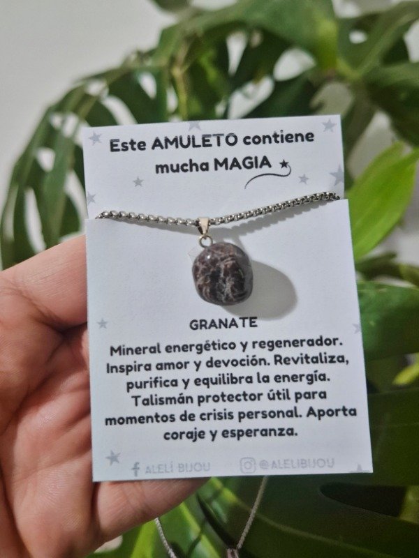 Producto - Collar Granate