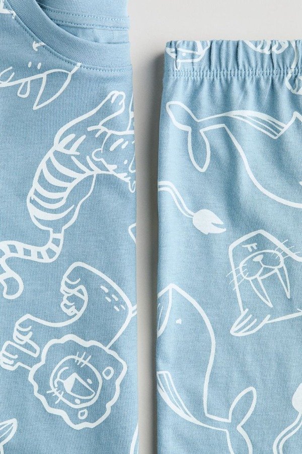 Producto - Pijama HyM animales celeste niño - 1