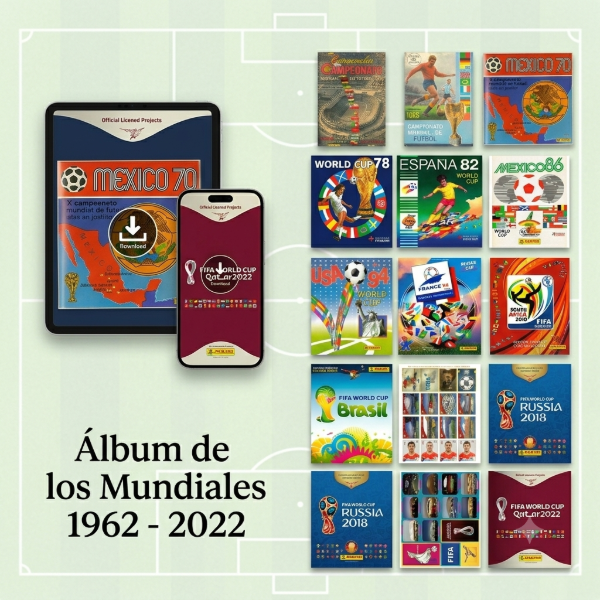 Producto - Coleccion de Album de los Mundiales 1962 - 2022