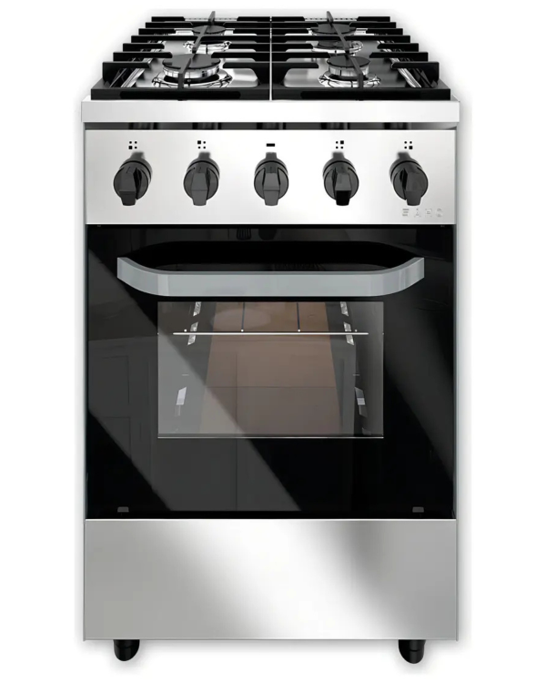 Producto - COCINA MORELLI SAHO KUMA 550 VISOR REJA FUNDICION ACERO INOX