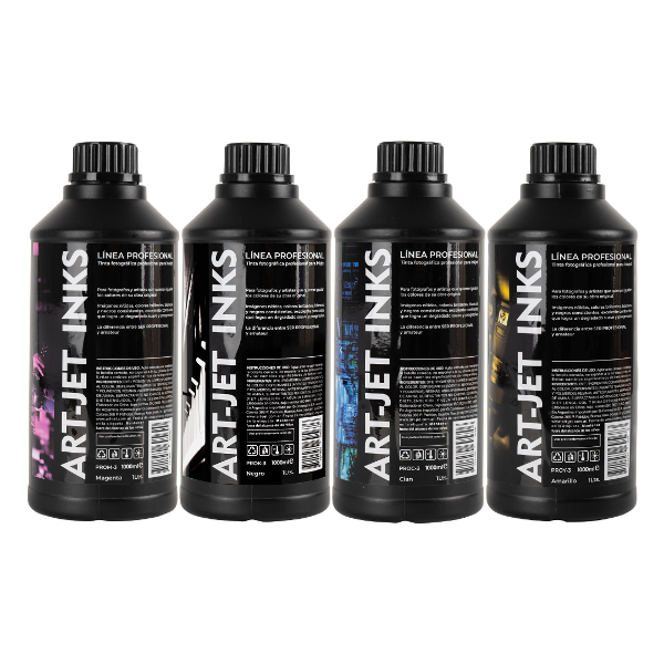 Producto - Combor x4 tintas Profesional 1Litro Art-jet
