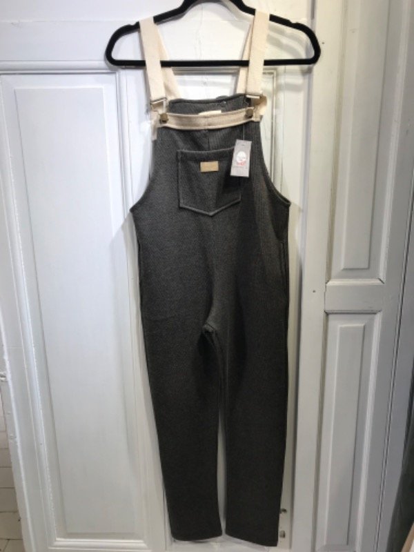 Producto - Jardinero VAN DIKE gris oscuro largo musculosa nuevo Talle 14 años- PRECIO: 18x