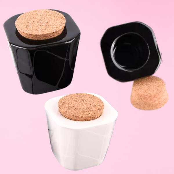 Producto - VASO DAPPEN DE CERAMICA CON TAPA DE CORCHO
