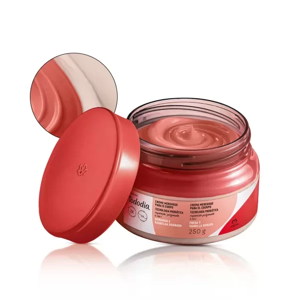 Producto - Crema merengue para el cuerpo Tododia frutilla y vainilla dorada 250 g Tododia