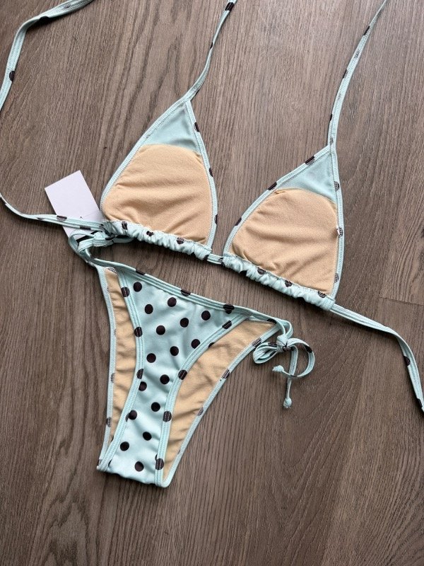 Producto - Bikini Polka Dot celeste - 1