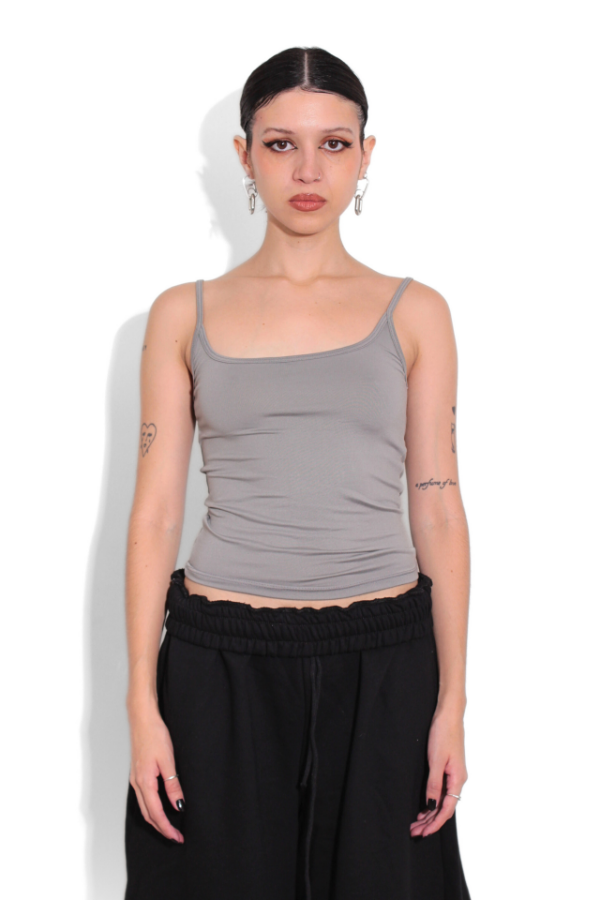 Producto - Musculosa "Tiritas" I Gris Oscuro