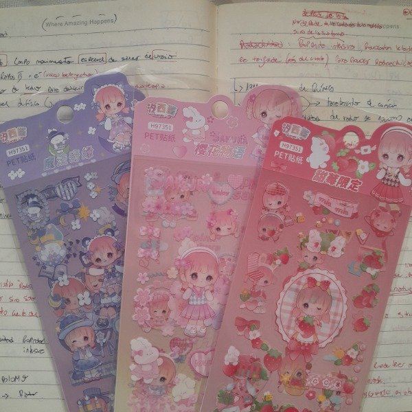 Producto - Sticker x3 planchas