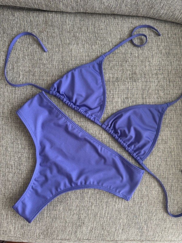 Producto - Bikini Tiro Alto Lavanda