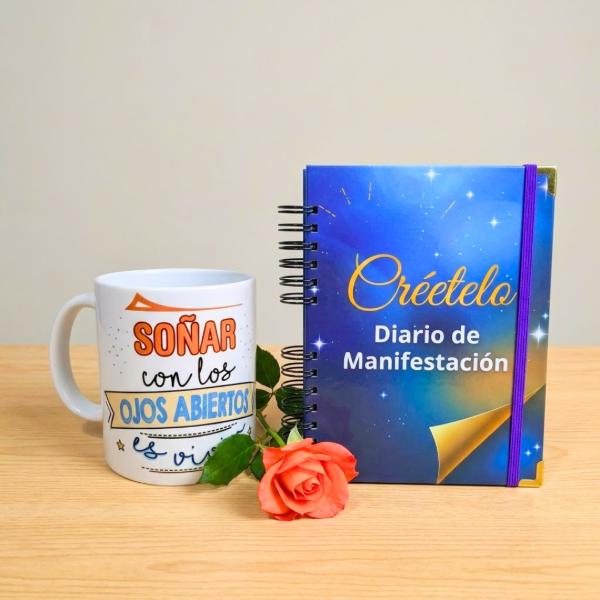 Producto - Diario de Manifestación + Taza personalizada - 0