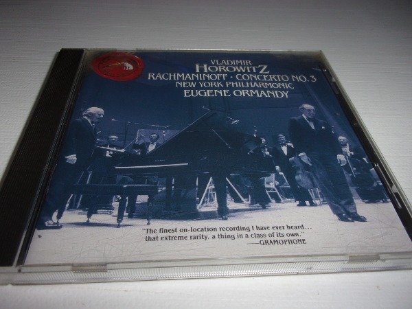Producto - CD VLADIMIR HOROWITZ RACHMANINOFF CONCERTO N 3 USA 40D