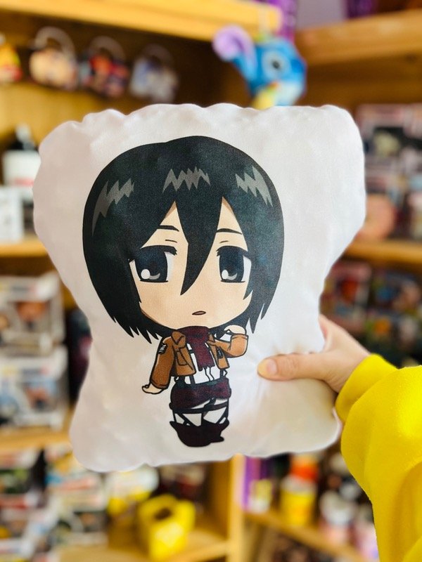 Producto - Mini almohadita Mikasa Ackerman shingeki no kiojin