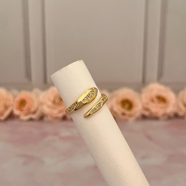 Producto - Anillo Acero Dorado Art 5040