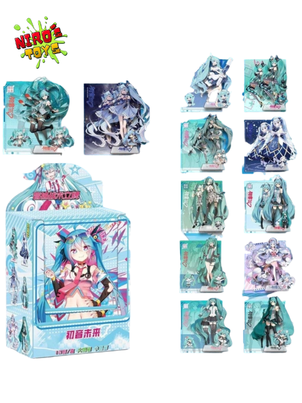 Producto - Figuras de acrílico set x12 (Grandes) - Figura Hatsune Miku - Nirostoys