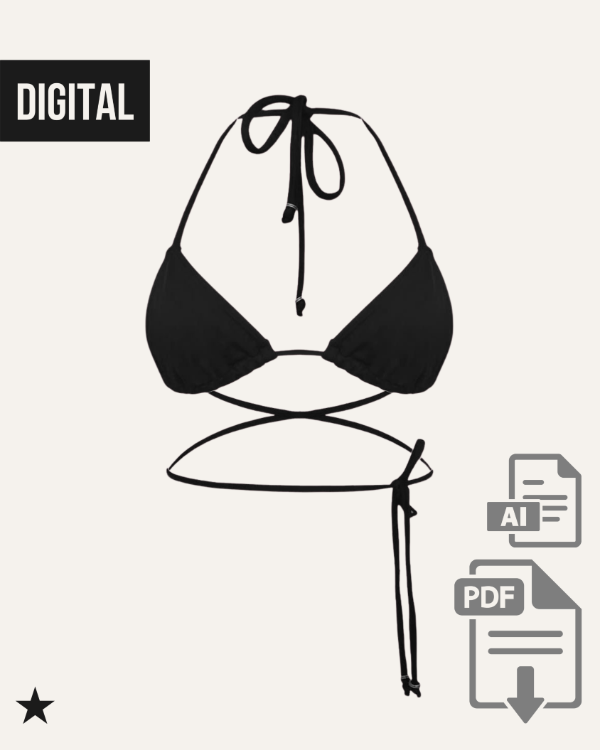 Producto - corpiño PERRITA - Triángulo bikini