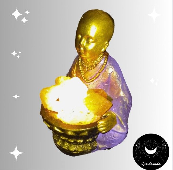 Producto - Lámpara de Sal Buda Abundancia Grande