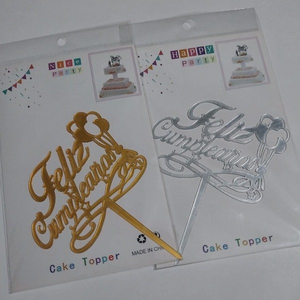 Producto - Toppers Acrilicos Feliz Cumple2
