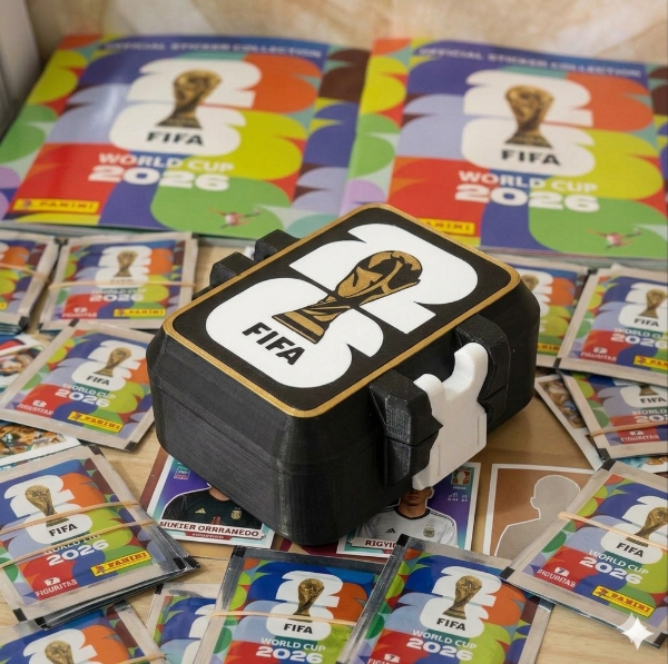 Producto - Cajita para figuritas del mundial 2026