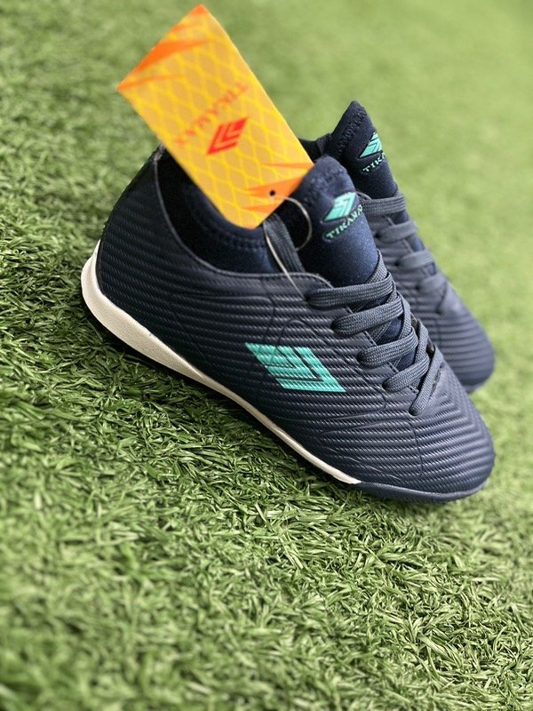 Producto - Botines TIKAMAX Unisex/Niños Azul Oscuro/Logo Turquesa