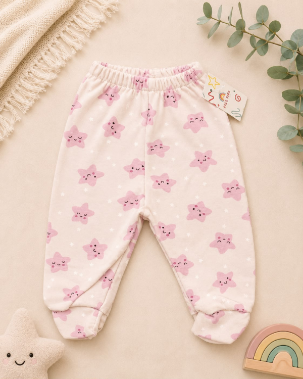 Producto - PANTALON CON PUÑO ESTAMPADO DE ALGODON BEBA - 5