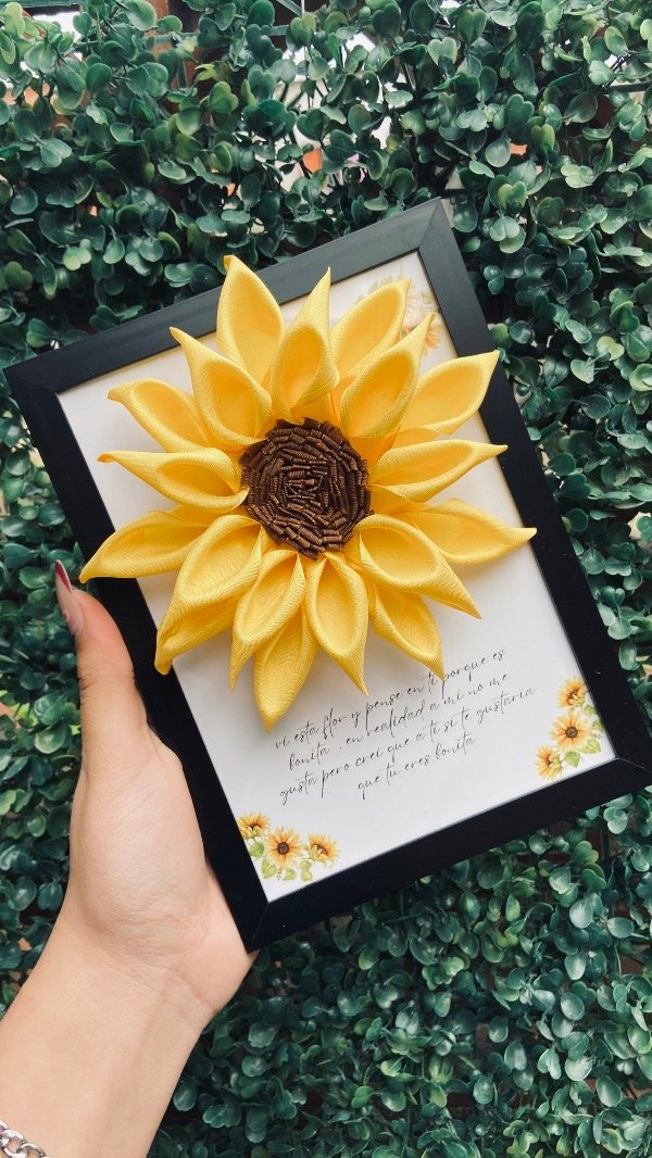 Producto - Cuadro Girasol 3D